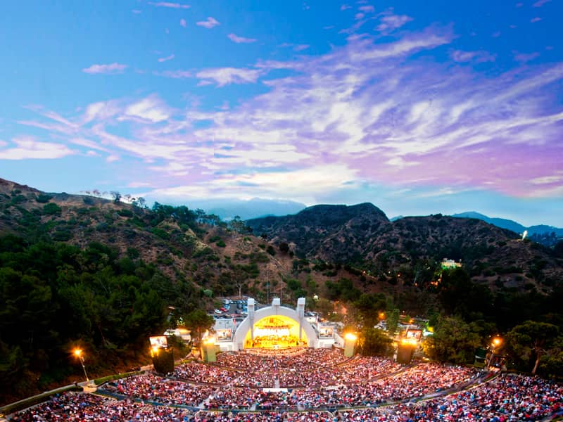 The Hollywood Bowl in Los Angeles