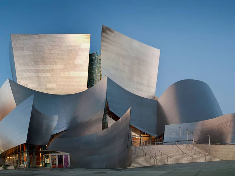 The Walt Disney Concert Hall in Los Angeles