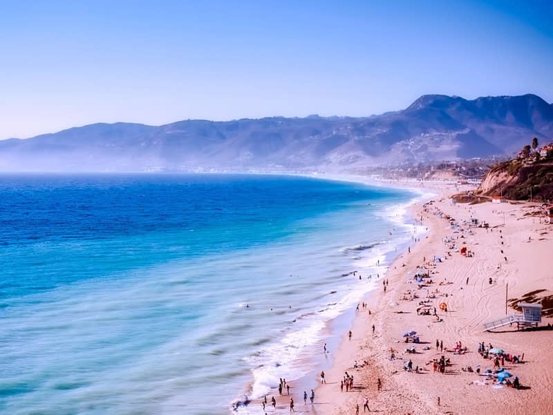 Zuma Beach in Los Angeles